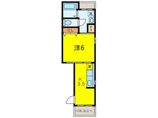 アルモニー大浜の物件間取画像